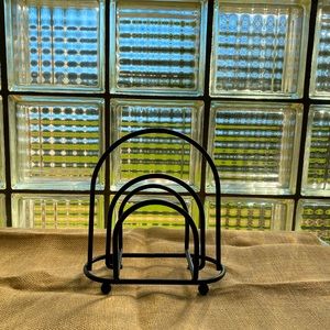 VTG Mid Century Wrought Iron Napkin Holder